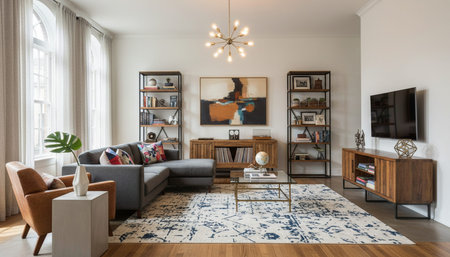 Living Room Interior Home Decor Background