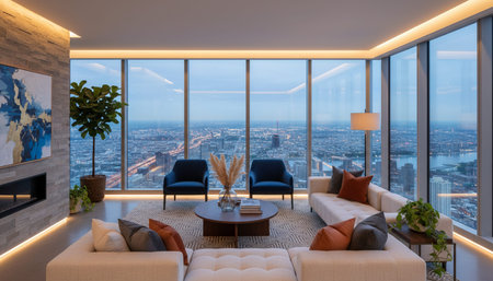 Living Room Interior Home Decor Background