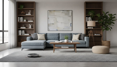 Living Room Interior Home Decor Background