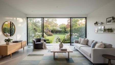 Living Room Interior Home Decor Background