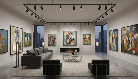 Living Room Interior Home Decor Background