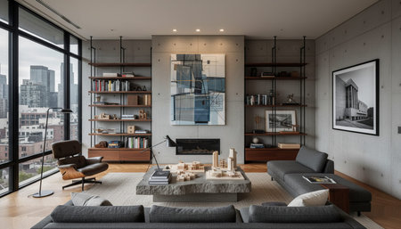 Living Room Interior Home Decor Background
