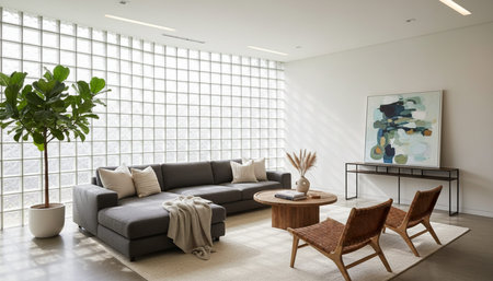 Living Room Interior Home Decor Background