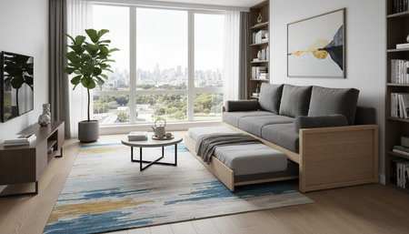 Living Room Interior Home Decor Background