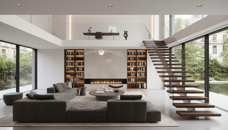 Living Room Interior Home Decor Background