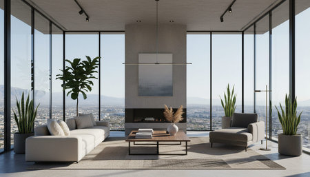 Living Room Interior Home Decor Background