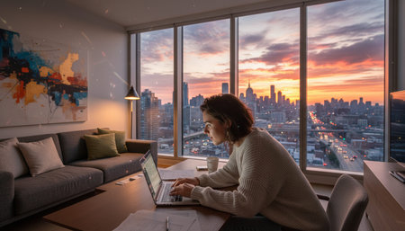 Living Room Interior Home Decor Backgroundの写真素材