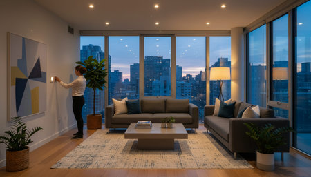 Living Room Interior Home Decor Background