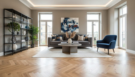 Living Room Interior Home Decor Background