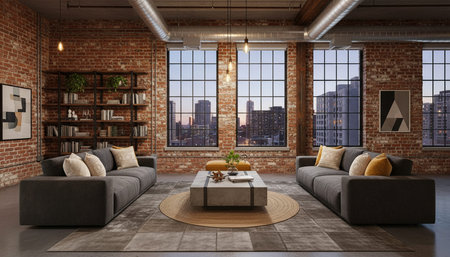 Living Room Interior Home Decor Background