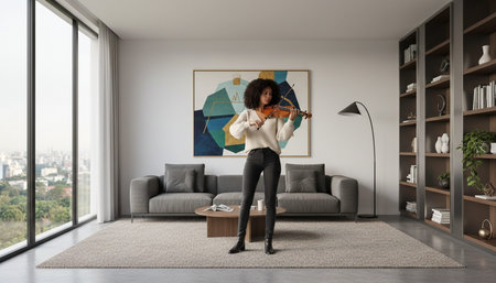 Living Room Interior Home Decor Background