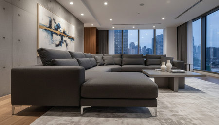Living Room Interior Home Decor Background