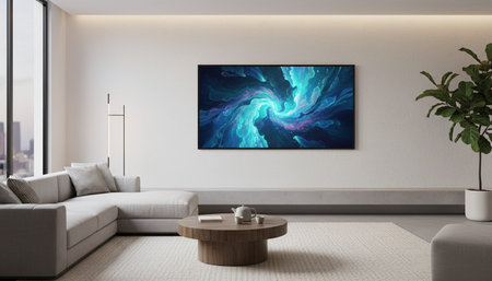 Living Room Interior Home Decor Background