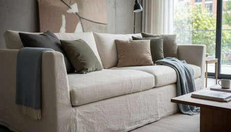 Living Room Interior Home Decor Background