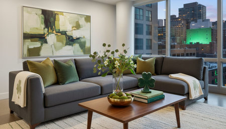 Living Room Interior Home Decor Background