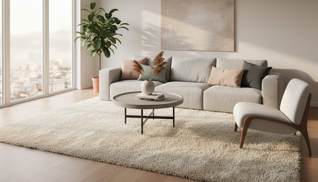 Living Room Interior Home Decor Background