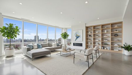 Living Room Interior Home Decor Background