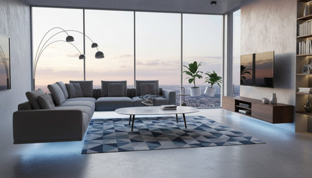 Living Room Interior Home Decor Background