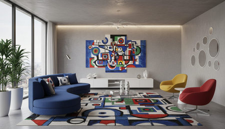 Living Room Interior Home Decor Background