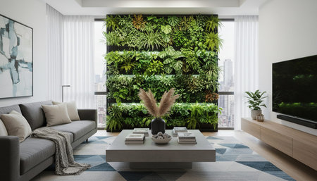 Living Room Interior Home Decor Background