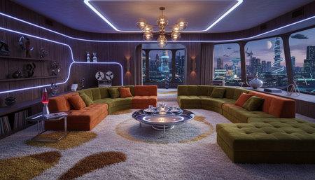 Living Room Interior Home Decor Background