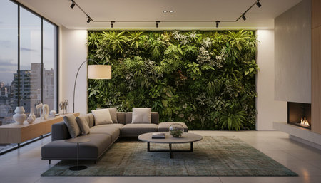 Living Room Interior Home Decor Background