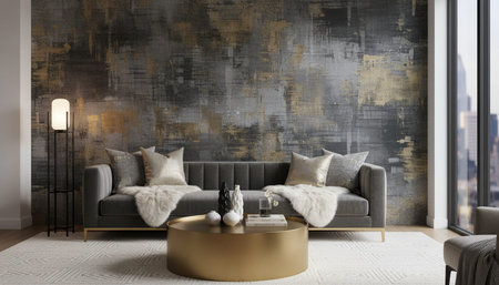 Living Room Interior Home Decor Background