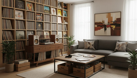 Living Room Interior Home Decor Background