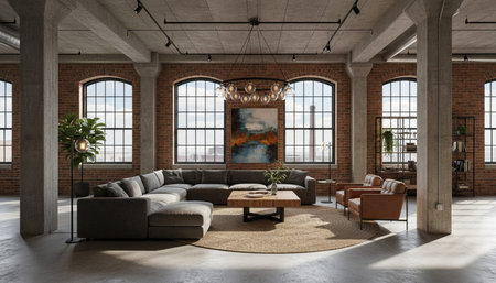Living Room Interior Home Decor Background