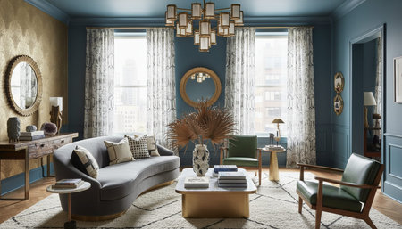 Living Room Interior Home Decor Background
