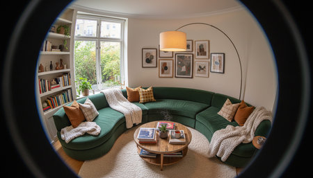 Living Room Interior Home Decor Background