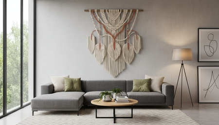 Living Room Interior Home Decor Background