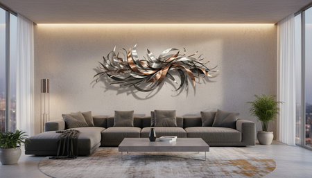 Living Room Interior Home Decor Background