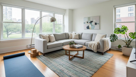 Living Room Interior Home Decor Background