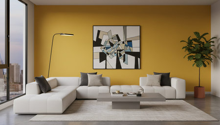 Living Room Interior Home Decor Background