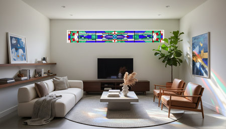 Living Room Interior Home Decor Background