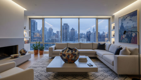 Living Room Interior Home Decor Background