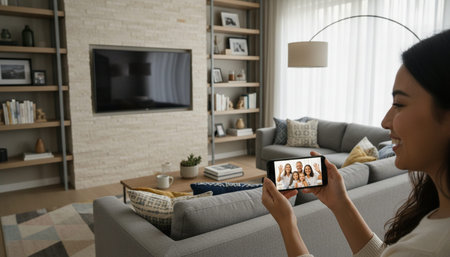 Living Room Interior Home Decor Background