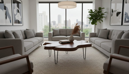 Living Room Interior Home Decor Background
