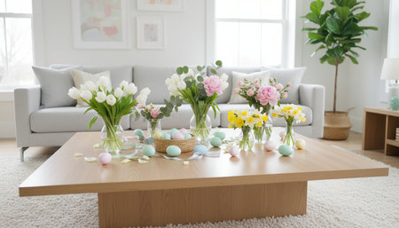 Living Room Interior Home Decor Background