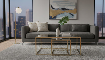 Living Room Interior Home Decor Background