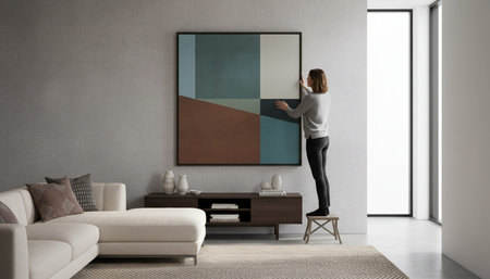 Living Room Interior Home Decor Background