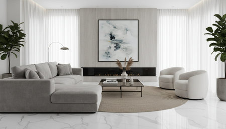 Living Room Interior Home Decor Background
