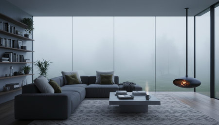Living Room Interior Home Decor Background
