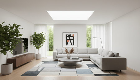 Living Room Interior Home Decor Background