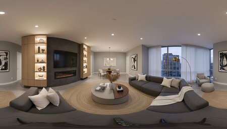 Living Room Interior Home Decor Background