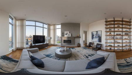 Living Room Interior Home Decor Background