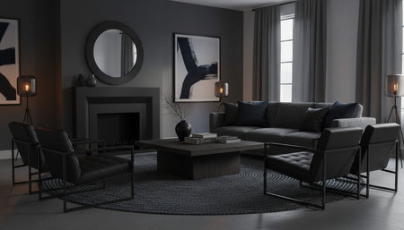Living Room Interior Home Decor Background
