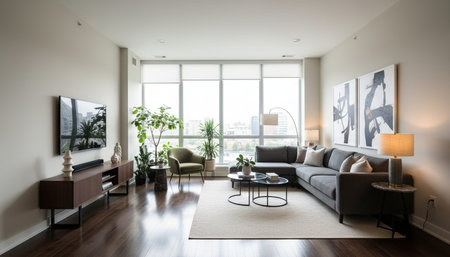 Living Room Interior Home Decor Background