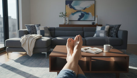Living Room Interior Home Decor Background